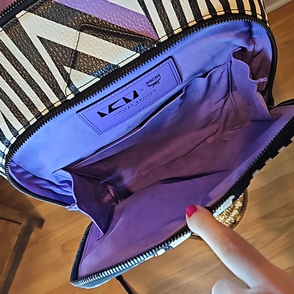 MCM x Tobias Rehberger Geometric Print Backpack - Picture 15 of 17